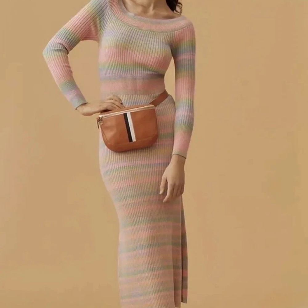 Anthropologie Daily Practice Sweater Knit Pastel Dress